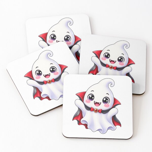 Item preview, Cute Kawaii Vampire Ghost Halloween Spooky Bat designed and sold by Pixanova.