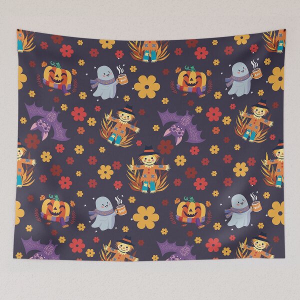 Item preview, Spooky Season Friends designed and sold by IvysCreativityHouse.