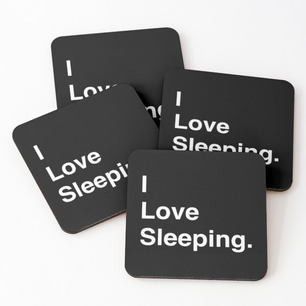 Item preview, I Love Video Sleeping Simple Text designed and sold by gilliland-mies.