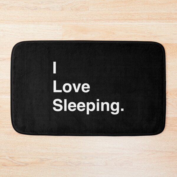 Item preview, I Love Video Sleeping Simple Text designed and sold by gilliland-mies.