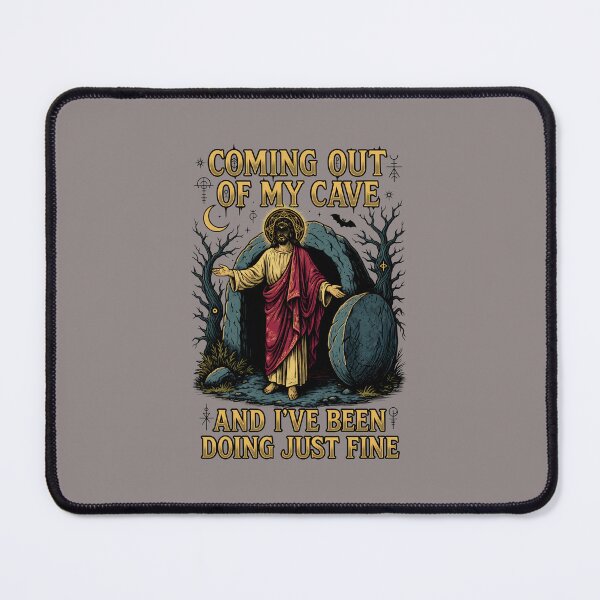 Item preview, Coming Out of My Cave Jesus Resurrection Meme Tee-53 designed and sold by Jorrimmer.