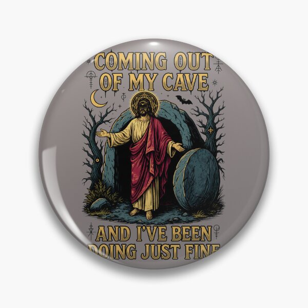Item preview, Coming Out of My Cave Jesus Resurrection Meme Tee-53 designed and sold by Jorrimmer.