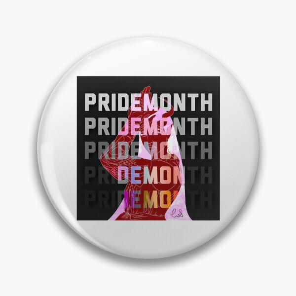 Item preview, Pride Month Demon Meme Shirt designed and sold by keener-kizziex.