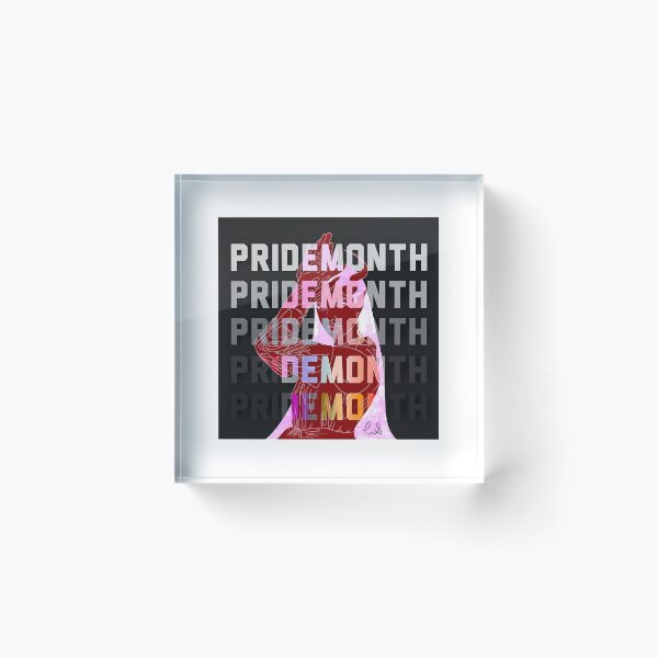 Item preview, Pride Month Demon Meme Shirt designed and sold by keener-kizziex.