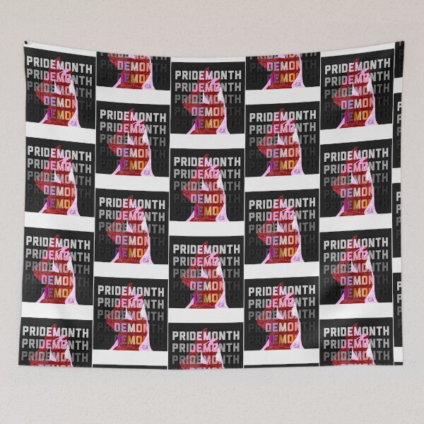 Item preview, Pride Month Demon Meme Shirt designed and sold by keener-kizziex.