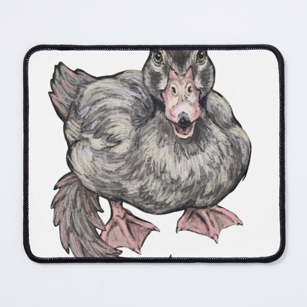 Item preview, Fluffy Grey Duck With Pink Feet designed and sold by Deilage.