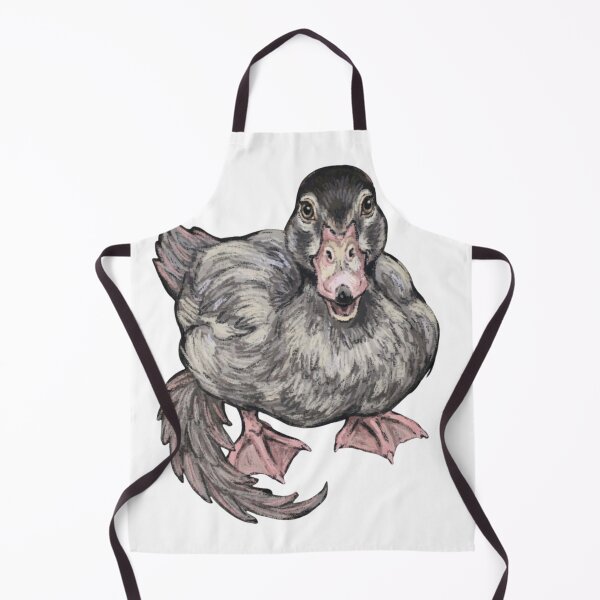 Item preview, Fluffy Grey Duck With Pink Feet designed and sold by Deilage.