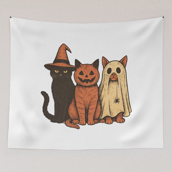 Item preview, Halloween Cats, Autumn designed and sold by AsjasminEhavan.