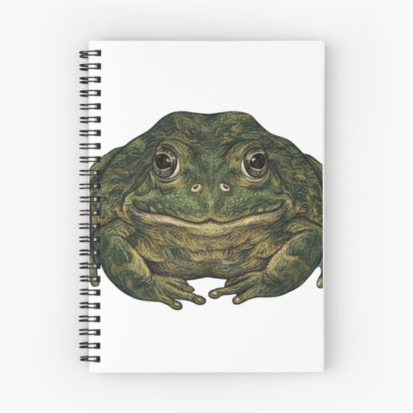 Item preview, Big Green Frog Portrait Illustration designed and sold by Deilage.
