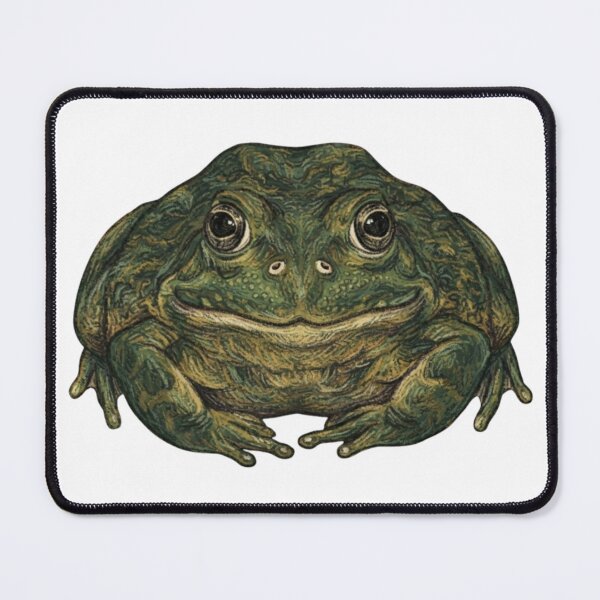 Item preview, Big Green Frog Portrait Illustration designed and sold by Deilage.