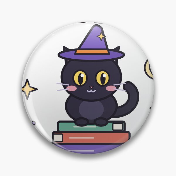 Item preview, Spooky & Booky - Cute Black Cat Witch Book Lover designed and sold by GmD08.