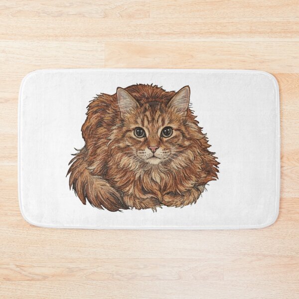 Item preview, Fluffy Orange Tabby Cat Cozy Portrait designed and sold by Deilage.