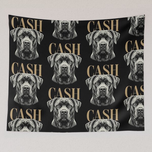 Item preview, Cash Cane Corso Dog Sketch for Proud Mastiff Pup Parents and Italian Mastiff Lovers designed and sold by raedattia.
