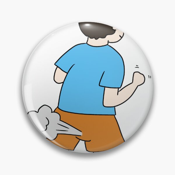 Item preview, Boy farting with gas cloud. designed and sold by KotchySmile.