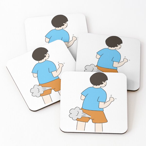 Item preview, Boy farting with gas cloud. designed and sold by KotchySmile.