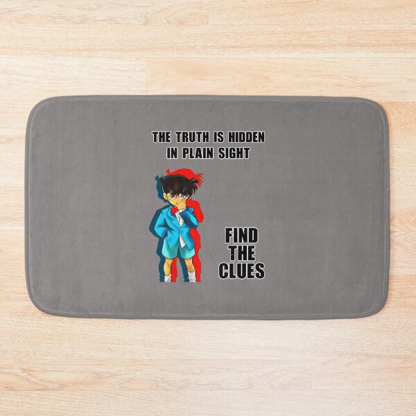 Item preview, Conan Edogawa Quote Chromatic Glitch Tee-33 designed and sold by AnjaRottmoser.