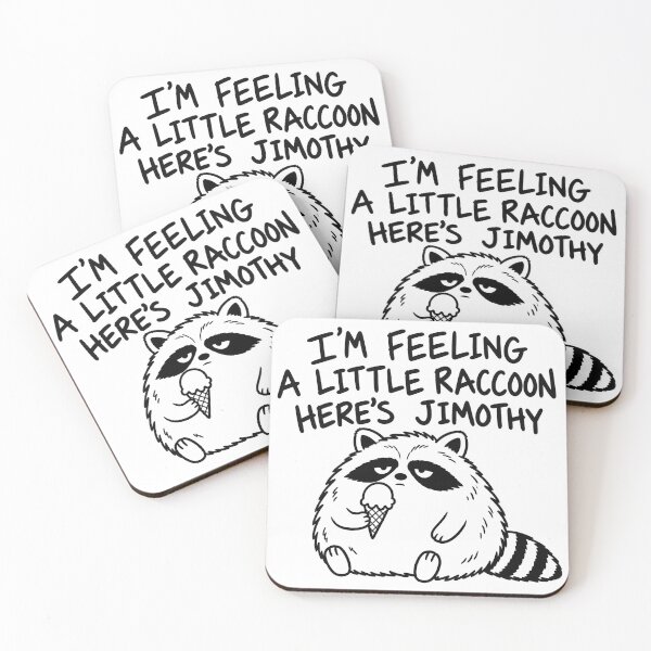 Item preview, Jimothy I Was Going To Funny Raccoon designed and sold by ViolettaGlass.