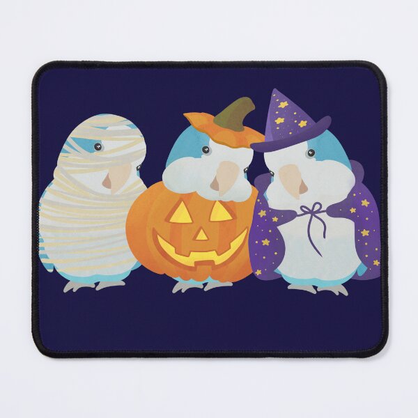 Item preview, Halloween Blue Quaker Parrot Illustration designed and sold by FandomizedRose.