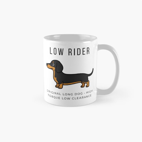 Item preview, Dachshund Low Rider Funny Wiener Dog Long Dog Retro Art designed and sold by wildsilencee.