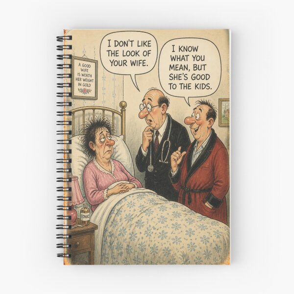 Item preview, Seaside Postcard: Poorly Wife designed and sold by halibutgoatramb.