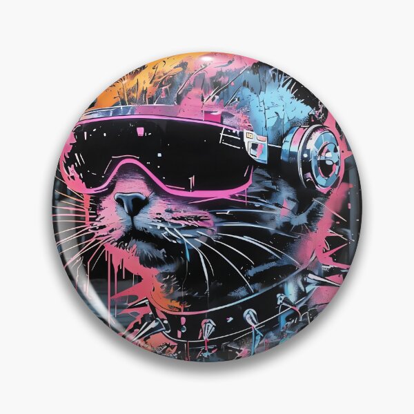 Item preview, Cyber Alley Feline designed and sold by ONYX Pixee.