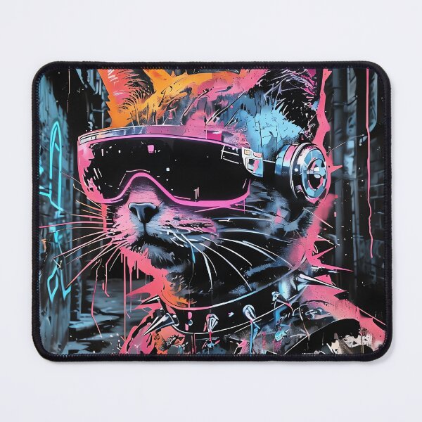 Item preview, Cyber Alley Feline designed and sold by ONYX Pixee.