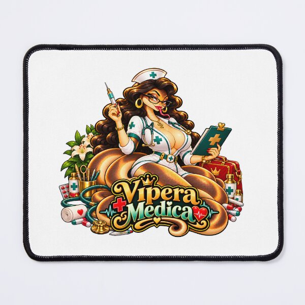 Item preview, Vipera Medica – Glamorous Serpent Nurse designed and sold by PRINTIONAL.