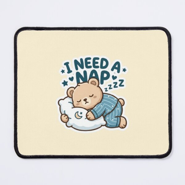 Item preview, Cute Sleeping Teddy Bear - "I Need A Nap"  designed and sold by lovelys-store.
