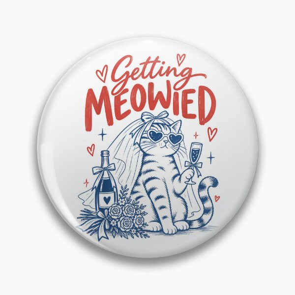 Item preview, Getting Meowied Funny Cat Bride Cat Wedding Bachelorette designed and sold by BURRITO-STUDIO.