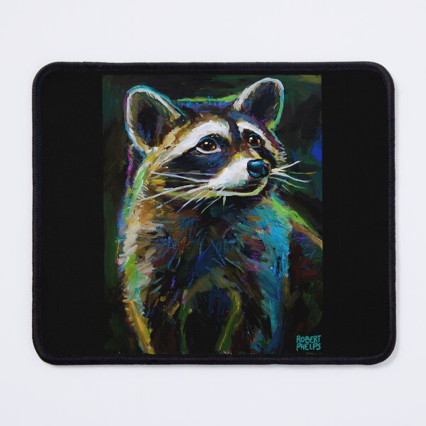Item preview, Colorful Raccoon Painting designed and sold by elizah-jeffcoat.