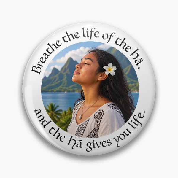 Item preview, Hawaii Resilience Proverb - Breathe the life of the Hā | Pacific Art designed and sold by ShakaLife.org.