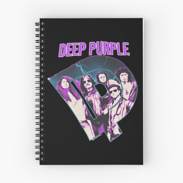 Item preview, Deep Purple Electric Lightning Vintage Collage designed and sold by CampbellkhDesig.