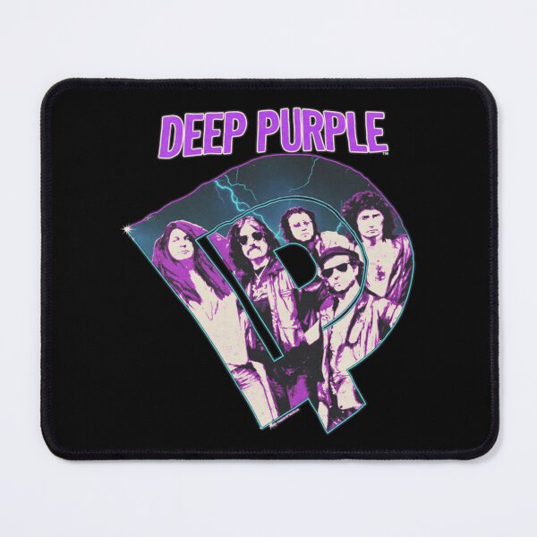 Item preview, Deep Purple Electric Lightning Vintage Collage designed and sold by CampbellkhDesig.