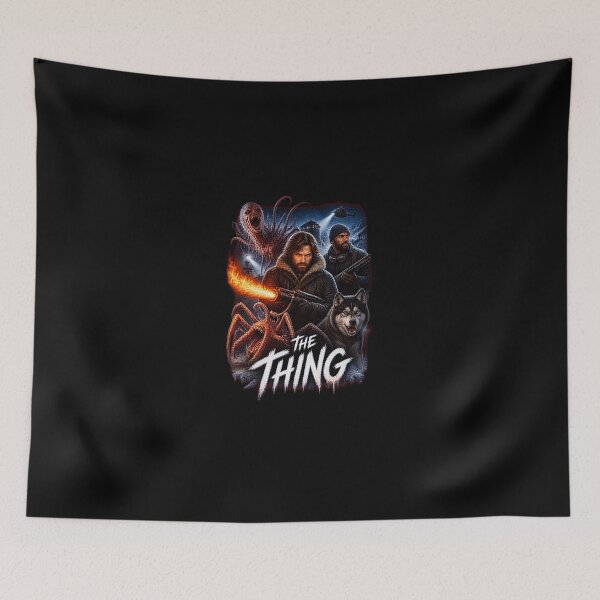 Item preview, The Thing Movie Horror Sci-Fi Alien Creature Art-64 designed and sold by DebraMattie.