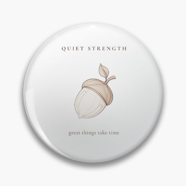 Item preview, Quiet Strength — Acorn Line Art designed and sold by KONVERSKIY.