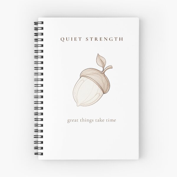 Item preview, Quiet Strength — Acorn Line Art designed and sold by KONVERSKIY.