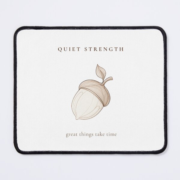 Item preview, Quiet Strength — Acorn Line Art designed and sold by KONVERSKIY.