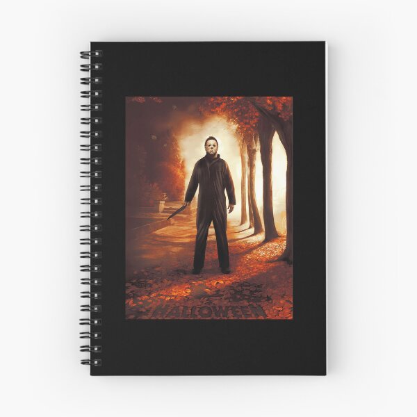Item preview, Masked Slasher Thriller Autumn Woods Horror Portrait designed and sold by NitikaNadkarni.