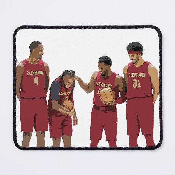 Item preview, Evan Mobley & Donovan Mitchell & Darius Garland & Jarrett Allen designed and sold by raffrasta.