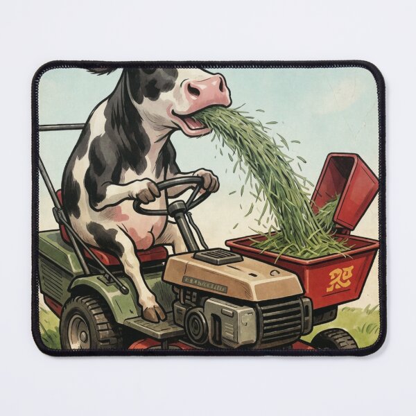 Item preview, Seaside Postcard: Hungry Cow designed and sold by halibutgoatramb.