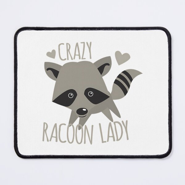 Item preview, Crazy Racoon Lady designed and sold by elizah-jeffcoat.