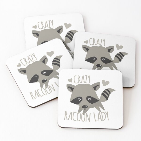 Item preview, Crazy Racoon Lady designed and sold by elizah-jeffcoat.