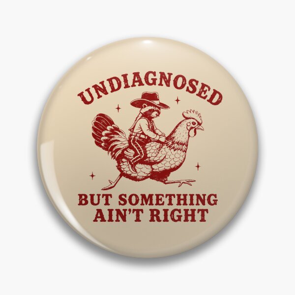 Item preview, Undiagnosed But Something Ain't Right Funny Raccoon Chicken designed and sold by nasr-say.