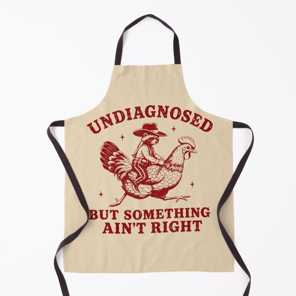 Item preview, Undiagnosed But Something Ain't Right Funny Raccoon Chicken designed and sold by nasr-say.