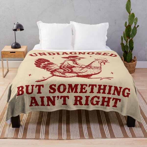 Item preview, Undiagnosed But Something Ain't Right Funny Raccoon Chicken designed and sold by nasr-say.