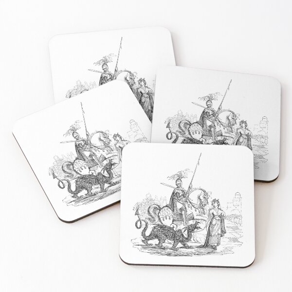 Item preview, St Gorge and The Dragon Vintage England Art Catholic Saint  designed and sold by geronkagogo.