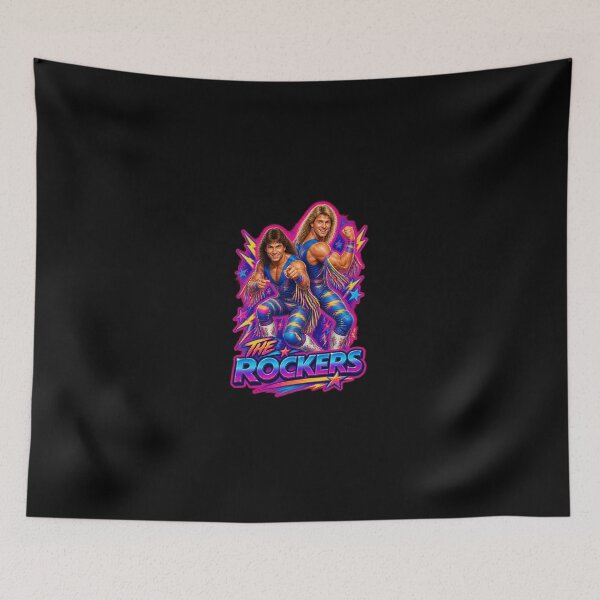 Item preview, The Rockers 80s Wrestling Tag Team Retro T-Shirt-34 designed and sold by DebraMattie.