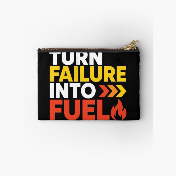 Item preview, Turn Failure Into Fuel Motivational Resilience Typography T-Shirt designed and sold by rejowan-arts.