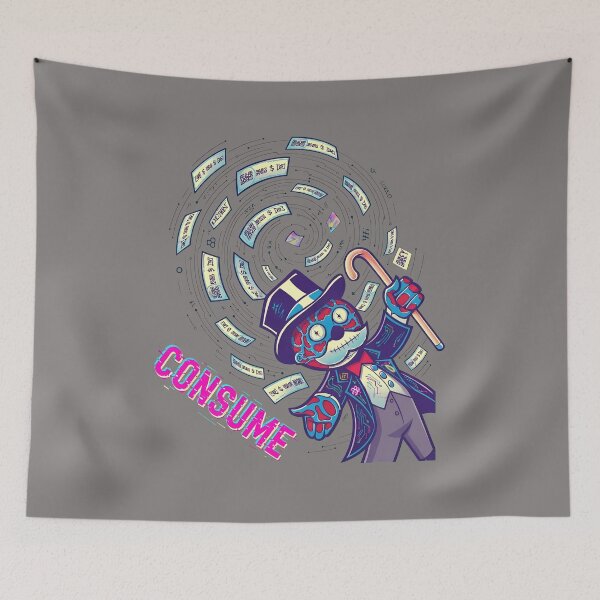 Item preview, CON$UME Monopoly Art Style Satire-86 designed and sold by ChristianKow.