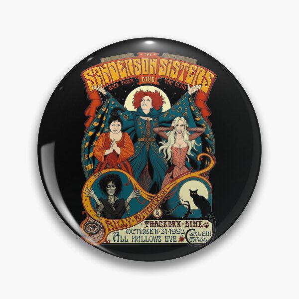 Item preview, Retro Witch Sisters All Hallows Eve Magic Poster designed and sold by NitikaNadkarni.